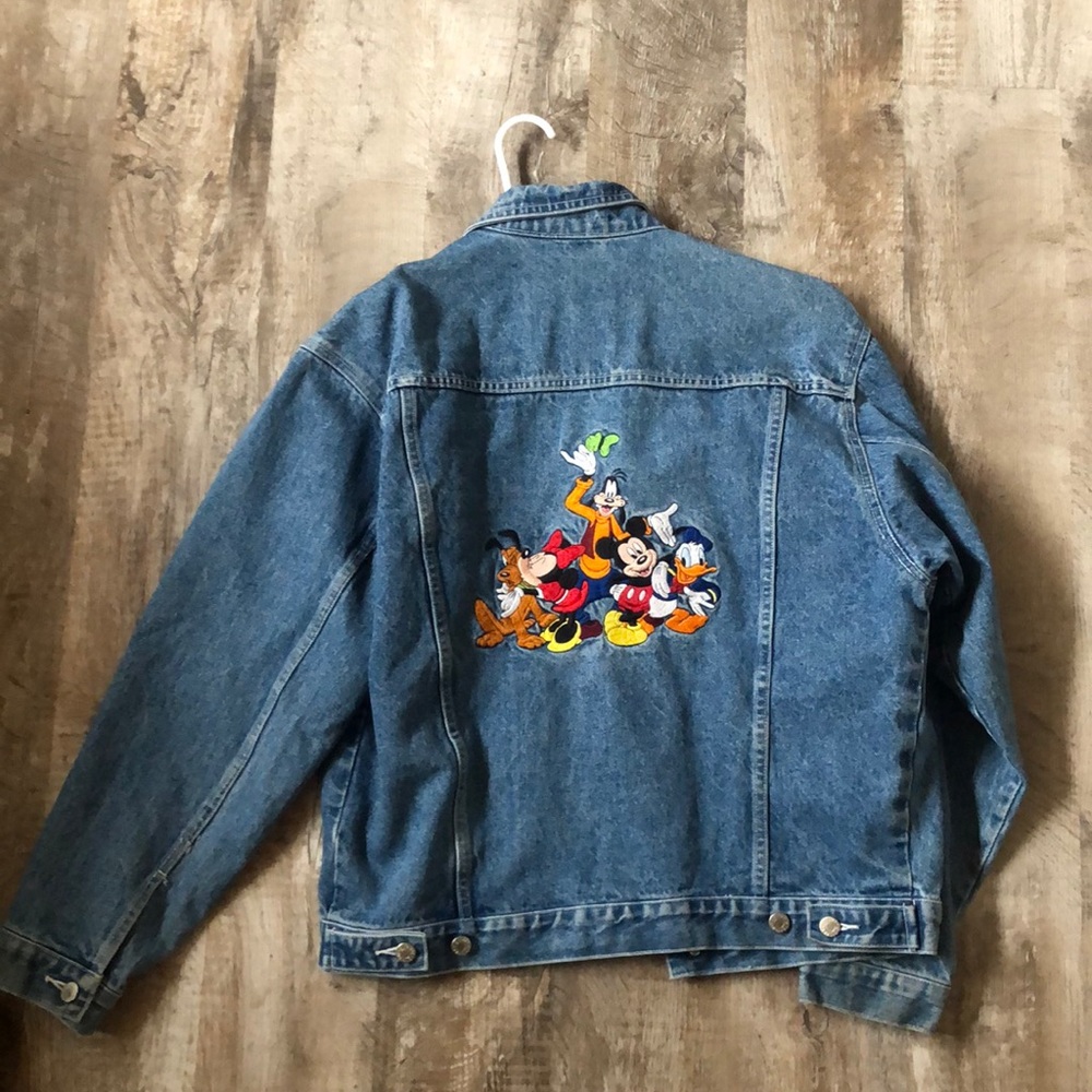 Mickey and friends jean jacket!